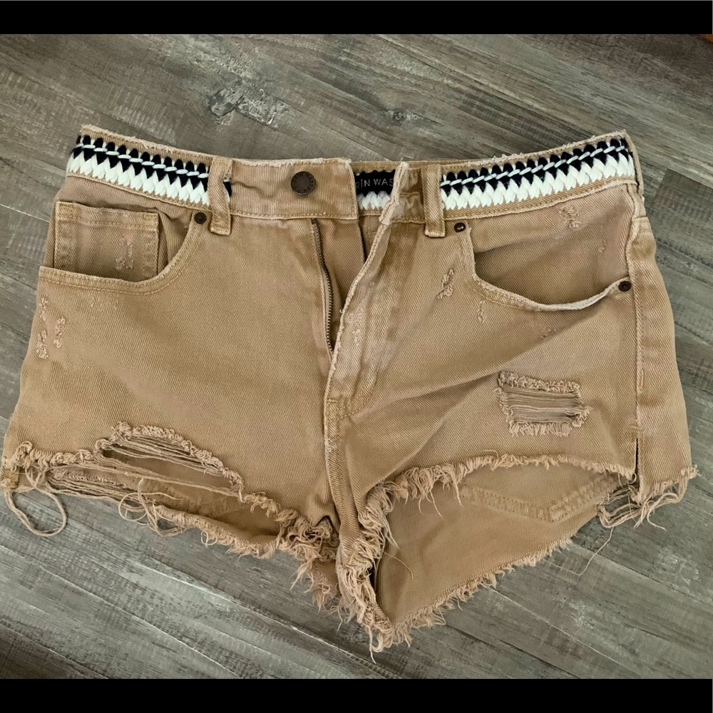 High waisted festival shorts!